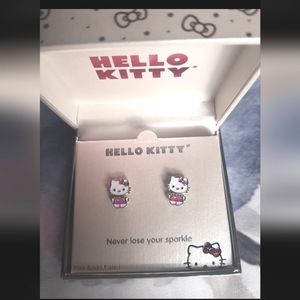 Hello Kitty Sterling silver earings